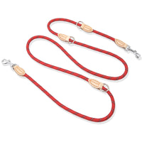HKM-9759933 Durable Multifunctional Nylon Traction Rope with Zinc Alloy D Buckle for Dogs