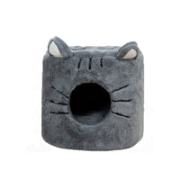 HKM-9760189 Cozy Semi-Closed Round Pet Nest with Plush Material and Dual Use