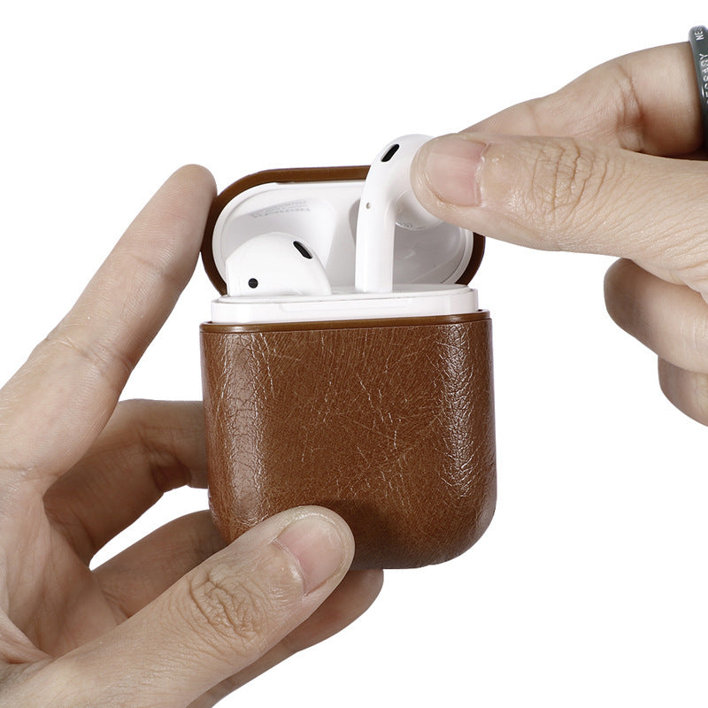 HKM-976147 Universal Silicone AirPods Cover for 1st & 2nd Generation - Compatible with iPhone Models - Solid Color Options