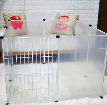 HKM-9761725 Transparent Pet Safety Fence for Indoor and Outdoor Use