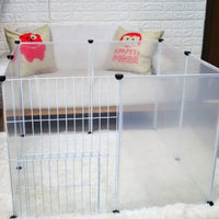 HKM-9761725 Transparent Pet Safety Fence for Indoor and Outdoor Use