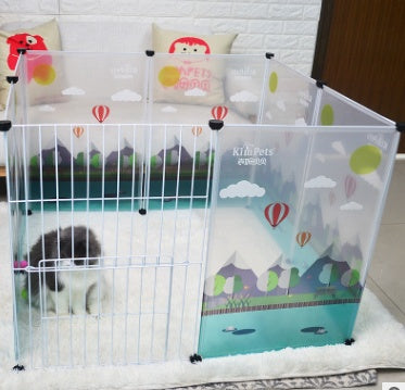 HKM-9761725 Transparent Pet Safety Fence for Indoor and Outdoor Use