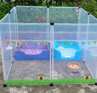 HKM-9761725 Transparent Pet Safety Fence for Indoor and Outdoor Use