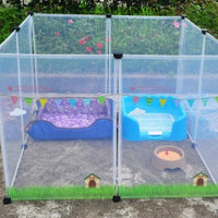 HKM-9761725 Transparent Pet Safety Fence for Indoor and Outdoor Use