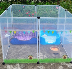 HKM-9761725 Transparent Pet Safety Fence for Indoor and Outdoor Use
