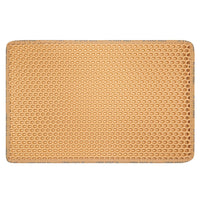 HKM-9761981 Double Layer Rice Shaped Cat Litter Mat for Easy Cleaning and Litter Trapping
