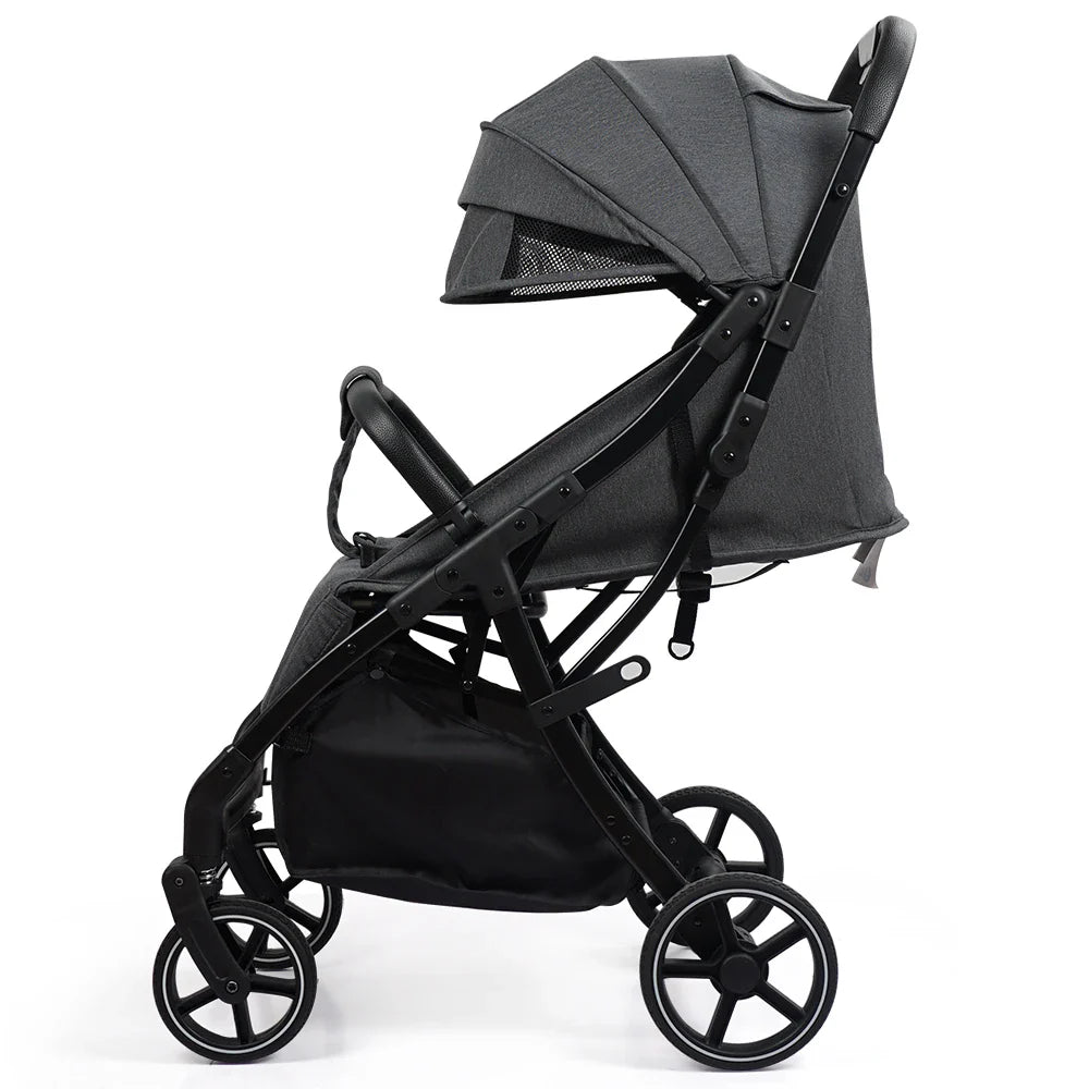 HKM-976275 Luxury Lightweight 3-in-1 Baby Stroller with Car Seat and Gravity Folding System