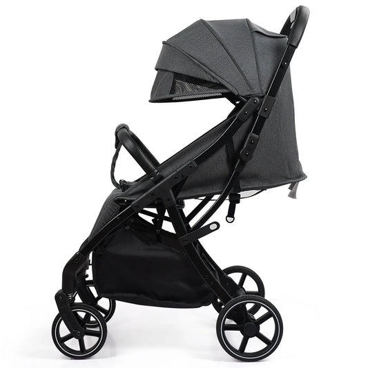 HKM-976275 Luxury Lightweight 3-in-1 Baby Stroller with Car Seat and Gravity Folding System