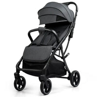 HKM-976275 Luxury Lightweight 3-in-1 Baby Stroller with Car Seat and Gravity Folding System