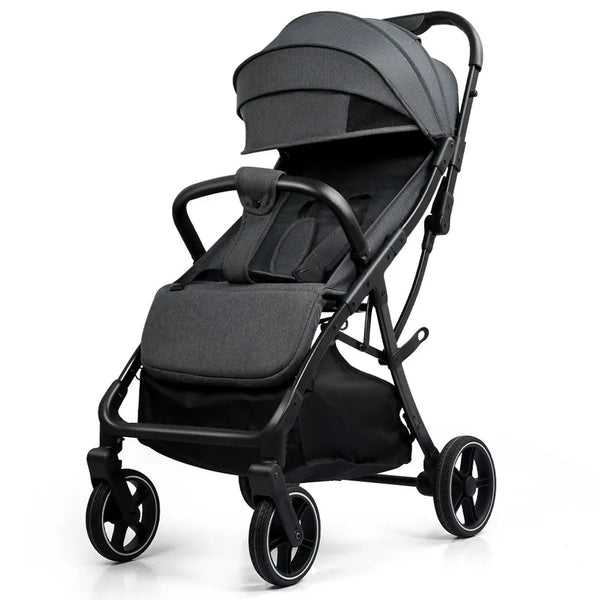 HKM-976275 Luxury Lightweight 3-in-1 Baby Stroller with Car Seat and Gravity Folding System