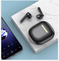 HKM-976275 Wireless Binaural Bluetooth Headset with Charging Case and Multi-Point Connection
