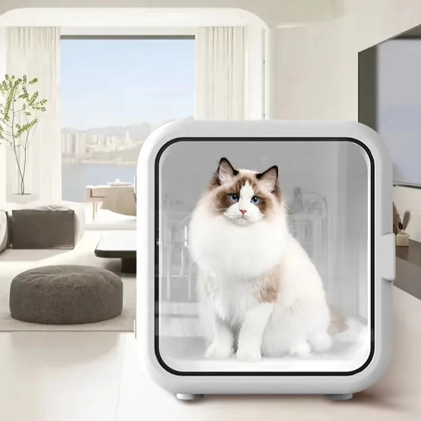 HKM-976339 Smart Pet Hair Dryer Box for Cats and Dogs - Silent, Automatic, Adjustable Speed Pet Drying Solution