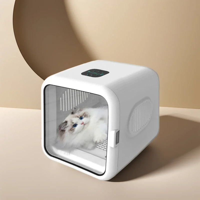 HKM-976339 Smart Pet Hair Dryer Box for Cats and Dogs - Silent, Automatic, Adjustable Speed Pet Drying Solution