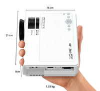 HKM-976595 720P LED Projector with High Brightness and Low Noise for Home Entertainment
