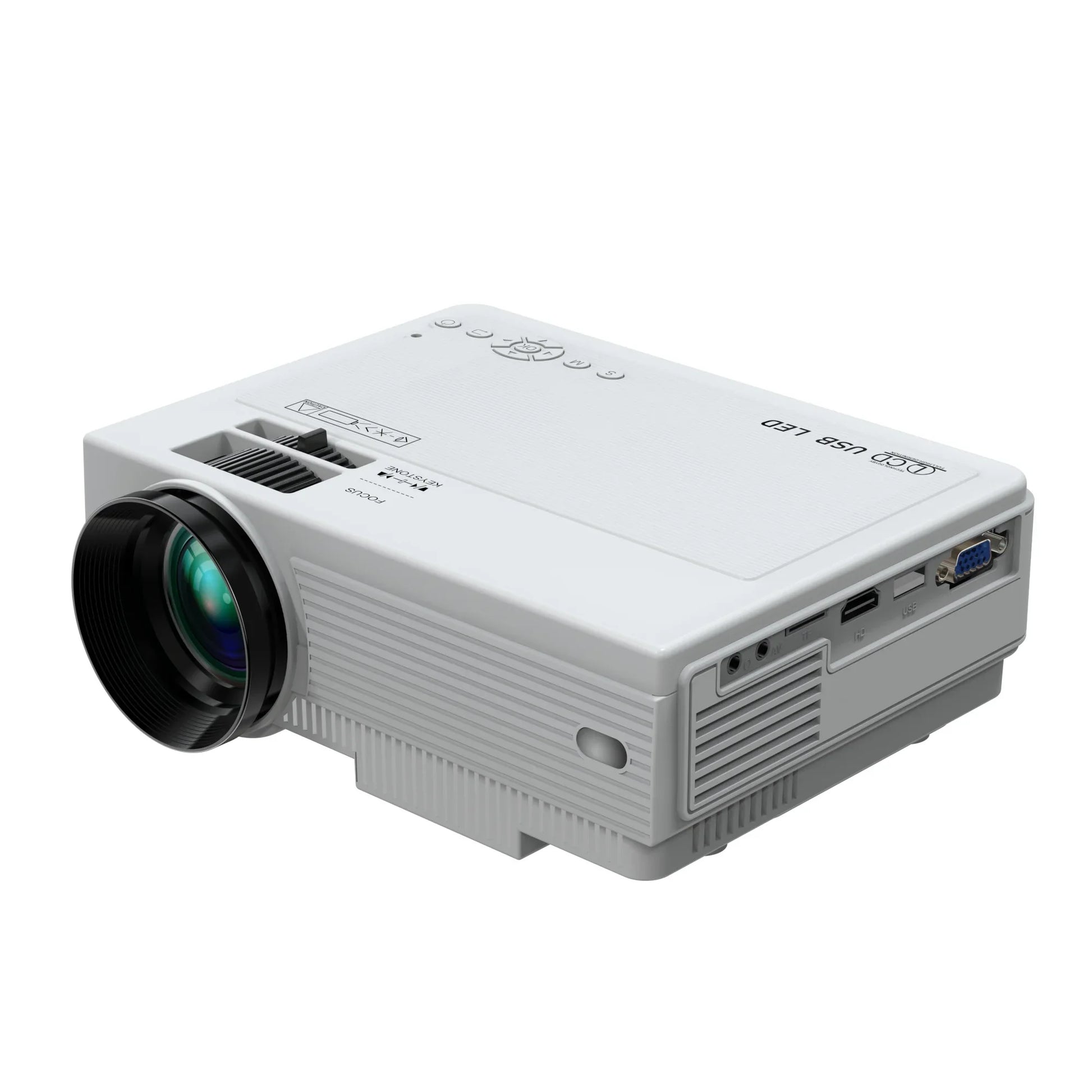 HKM-976595 720P LED Projector with High Brightness and Low Noise for Home Entertainment