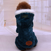 HKM-9766461 Elegant Velvet Big Fur Collar Four-Legged Shirt for Comfortable Style