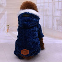 HKM-9766461 Elegant Velvet Big Fur Collar Four-Legged Shirt for Comfortable Style