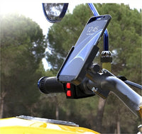 HKM-976787 Aluminum Alloy Bicycle Phone Holder with 360° Rotation for 4-7 Inch Devices