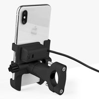 HKM-976787 Aluminum Alloy Bicycle Phone Holder with 360° Rotation for 4-7 Inch Devices