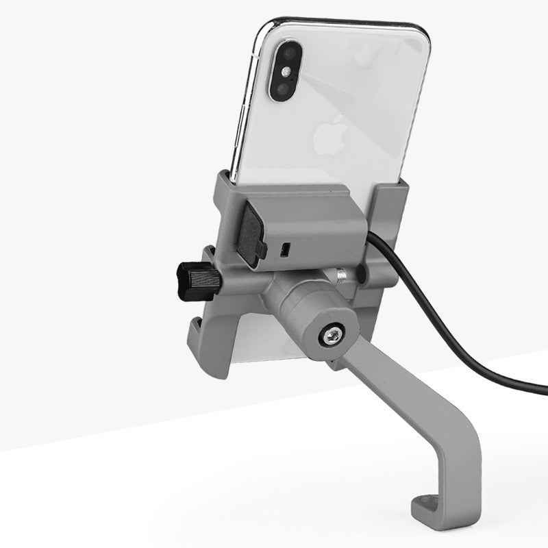 HKM-976787 Aluminum Alloy Bicycle Phone Holder with 360° Rotation for 4-7 Inch Devices