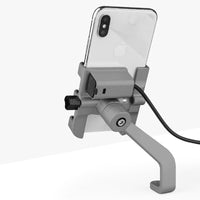 HKM-976787 Aluminum Alloy Bicycle Phone Holder with 360° Rotation for 4-7 Inch Devices