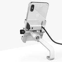 HKM-976787 Aluminum Alloy Bicycle Phone Holder with 360° Rotation for 4-7 Inch Devices