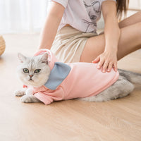 HKM-9768253 Pet Transformation Dress for Cats - Cute Pink Velvet Elephant Costume, Spring and Autumn Wear