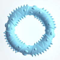 HKM-9768509 Medium Bite-Resistant Hedgehog Toy for Dogs in Gentle Blue, Cherry Blossom Pink, and Avocado Green