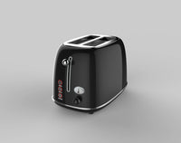 HKM-976979 Retro Stainless Steel Wide Slot Sandwich Toaster for 2 Slices
