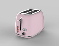 HKM-976979 Retro Stainless Steel Wide Slot Sandwich Toaster for 2 Slices