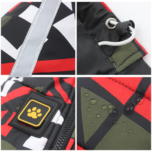 HKM-9770045 Comfortable Mesh Dog Coat Jacket - Fleece and Polyester, Various Sizes Available