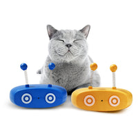 HKM-9770685 Rechargeable Smart Cat Toy with Laser and Feathers for Playful Entertainment