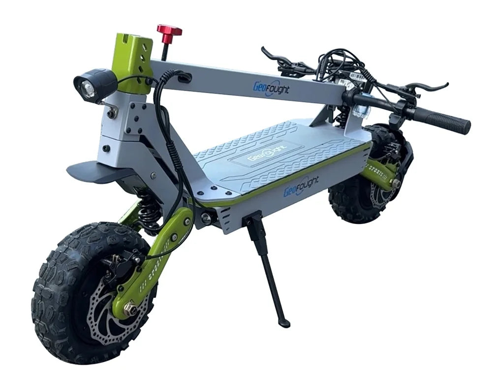 HKM-977107 60V 6000W Dual Motor Electric Scooter with 30Ah Lithium Battery and 11-Inch Off-Road Tires for Adults