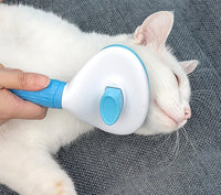 HKM-9771453 Self-Cleaning Pet Comb with Fine Stainless Steel Needles - Multi-Color Options Available