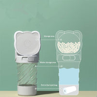HKM-9771709 Multi-Functional Pet Water Cup with Built-In Waste Disposal, Various Colors Available