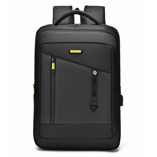 HKM-977299 Waterproof Travel Laptop Backpack with Custom Logo for Business and Office Use