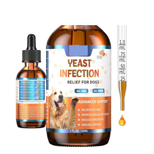 HKM-9773501 Dog Hair Health Drops - Available in Bacon and Original Flavor, 60ml, 90ml, 120ml
