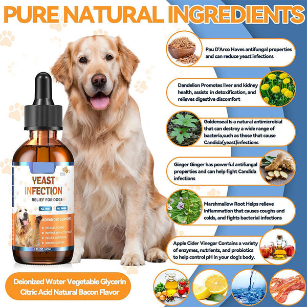 HKM-9773501 Dog Hair Health Drops - Available in Bacon and Original Flavor, 60ml, 90ml, 120ml