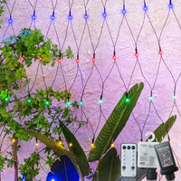 HKM-977363 360 LED Cold White Christmas Net Lights for Indoor and Outdoor Decoration with 8 Lighting Modes, IP44 Waterproof, 3x2 Meter Size