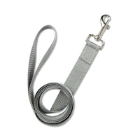 HKM-9774909 Reflective Dog Harness and Leash Set - Adjustable Polyester Pet Gear in Yellow, Blue, Gray, and Black
