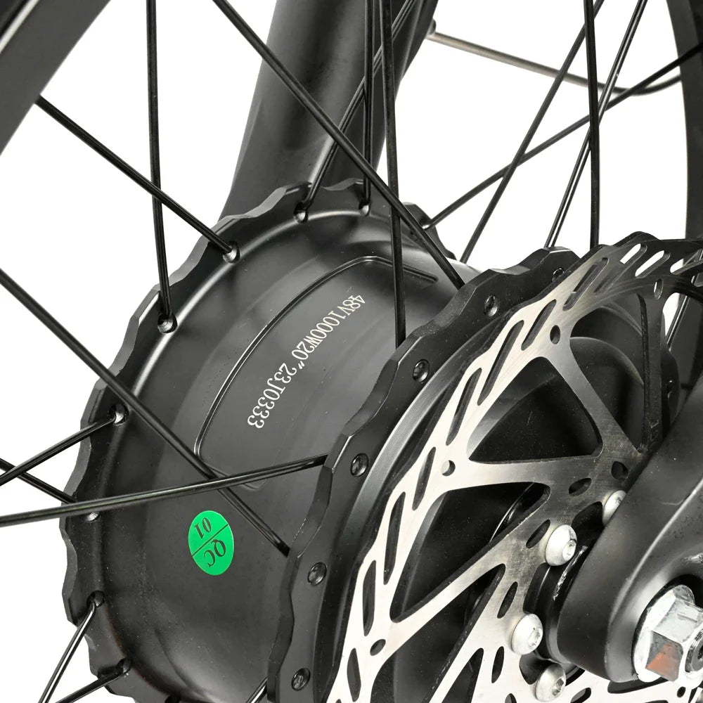 HKM-977555 2000W Electric City Bike with Dual 30Ah Battery, 7-Speed Gears, Aluminum Alloy Frame, and Fat Tires