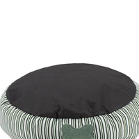 HKM-9775677 Round Striped Nest for Small to Medium Dogs and Pomeranians - All-Season Pet Bed