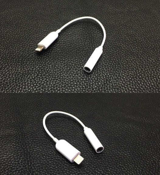 HKM-977619 Lightning to 3.5mm Audio Headphone Adapter for iPhone Models - 0.2M Length