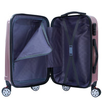 HKM-977619 Spacious and Durable ABS+PC Luggage Suitcase Set for Travel, Model XHP090