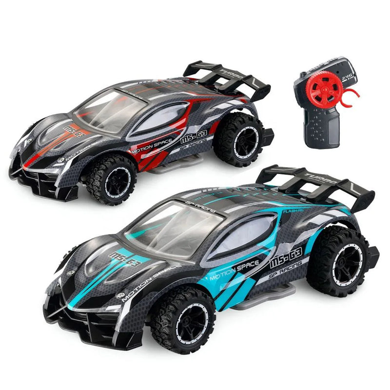 HKM-977811 2.4G Remote Control Alloy Racing Car 1:24 Scale High-Speed Drift Vehicle for Kids Ages 5 and Up