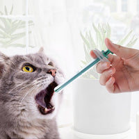 HKM-9778877 Cat and Dog Pill Dispenser with Soft Tip Syringe for Easy Medication Administration to Small Pets