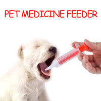HKM-9778877 Cat and Dog Pill Dispenser with Soft Tip Syringe for Easy Medication Administration to Small Pets