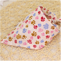 HKM-9779005 Colorful Cartoon Lace Cotton Triangle Scarf - Soft, Absorbent Saliva Towel for Versatile Use