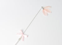 HKM-9782205 Feather Bell Fairy Pen - Colorful Cat Stick in Korean Powder, Gray, Lake Blue