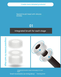 HKM-9782973 360-Degree Pet Toothbrush for Dogs and Cats - Effective Oral Cleaning and Bad Breath Prevention